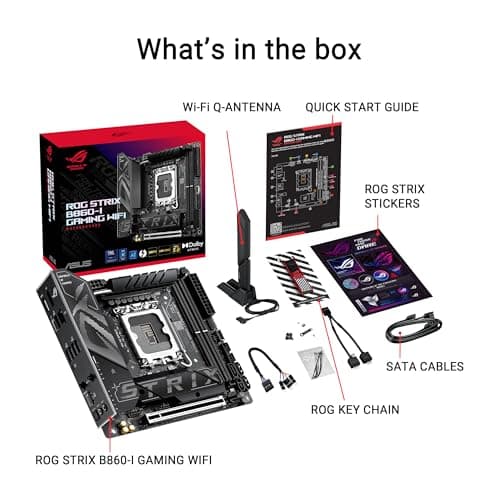 Asus B860 ROG STRIX B860-I GAMING WIFI LGA1851 DDR5 Mini ITX image