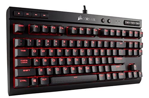 Corsair K63 Compact Mechanical Gaming Keyboard - Backlit Red LET - Linear & Quiet - Cherry MX Red image