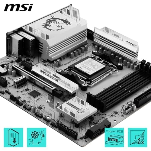MSI B850M GAMING PLUS WIFI6E AM5 DDR5 Micro ATX image