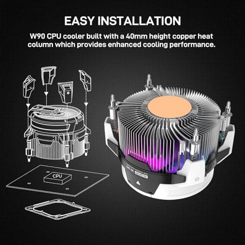 Inter-Tech ALSEYE W90 Air 55.65 CFM White / Black image