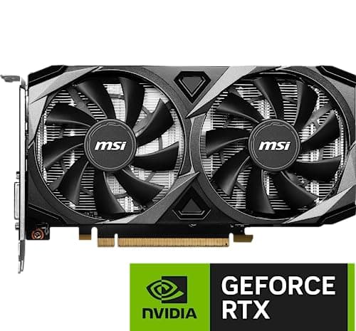 MSI GeForce RTX 3050 VENTUS 2X XS OC 8GB GDDR6 Black Gray image