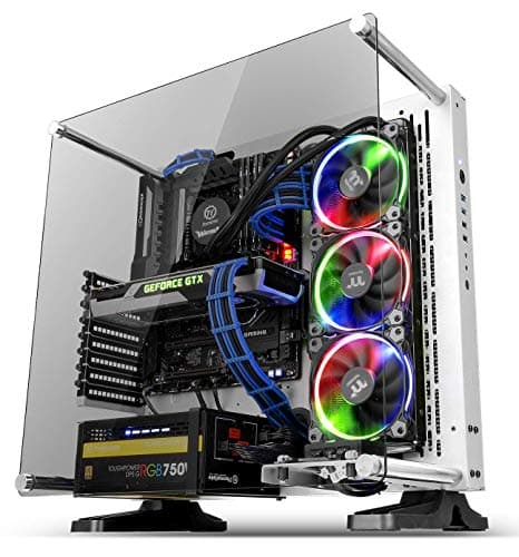 Thermaltake Core P3 TG Snow Edition ATX Mid Tower White Tempered Glass image