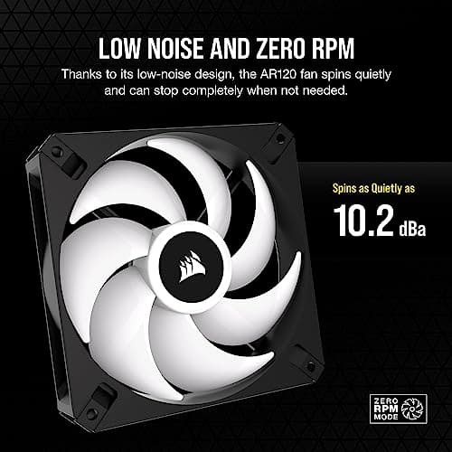 Corsair iCUE AR120 120mm Black Addressable RGB PWM 59 CFM image