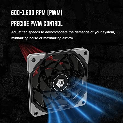 ID-COOLING IS-50X V2 54.6 CFM Air 57mm Black / Gray image