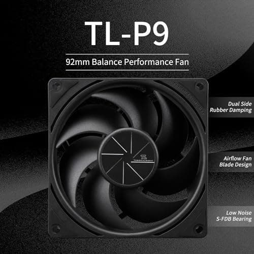 Thermalright TL-P9 92mm Black PWM 1-Pack image