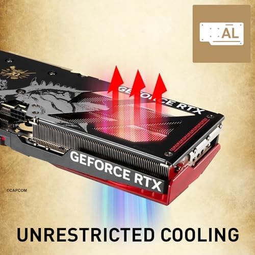 MSI GAMING SLIM MONSTER HUNTER EDITION GeForce RTX 4060 Ti 8GB GDDR6 Red / Black image