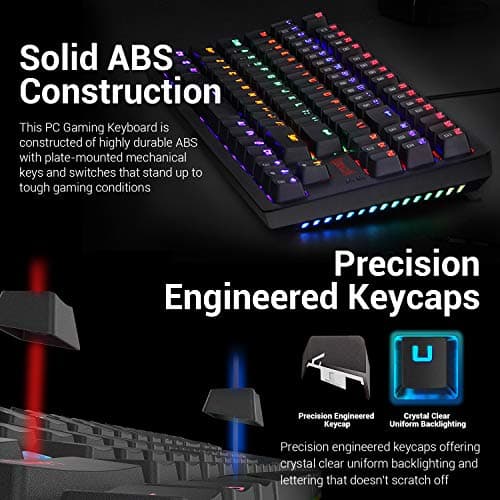 Redragon S113 RGB Outemu Brown Wired Gaming Keyboard With Optical Mouse image