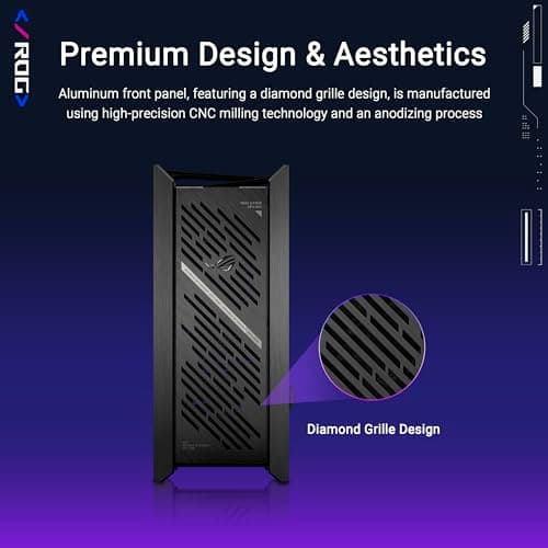 ASUS ROG Strix Helios II Black Edition EATX mid-Tower Gaming PC case image