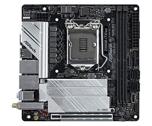 ASRock Z590M-ITX/ax LGA 1200 Mini ITX Intel Motherboard image