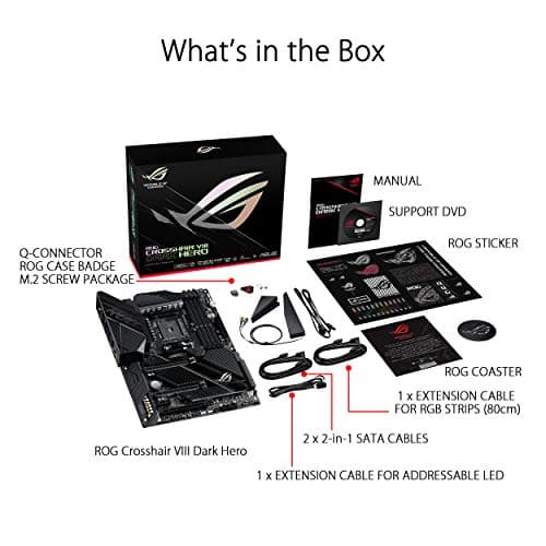 Asus X570 ROG Crosshair VIII Dark Hero AM4 DDR4 ATX image