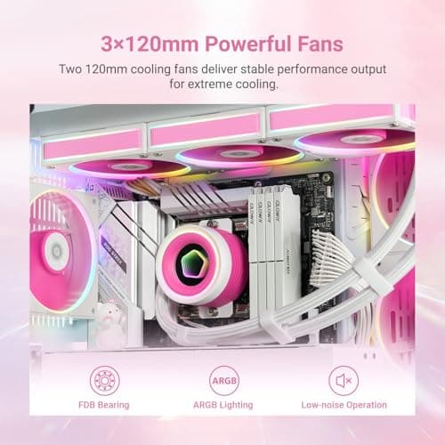 ID-COOLING FX360 INF Water 360mm Pink image