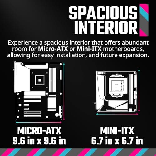 Cooler Master Q300L V2 MicroATX Mini Tower Black Tempered Glass Side Panel image