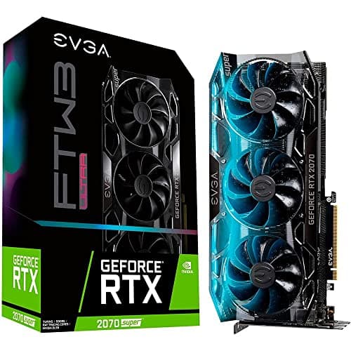 EVGA GeForce RTX 2070 SUPER FTW3 ULTRA GAMING 8GB GDDR6 Transparent image
