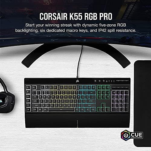 Corsair K55 RGB PRO Wired Gaming Keyboard image