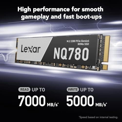 Lexar NQ780 1TB M.2-2280 SSD PCIe 4.0 x4 NVMe image