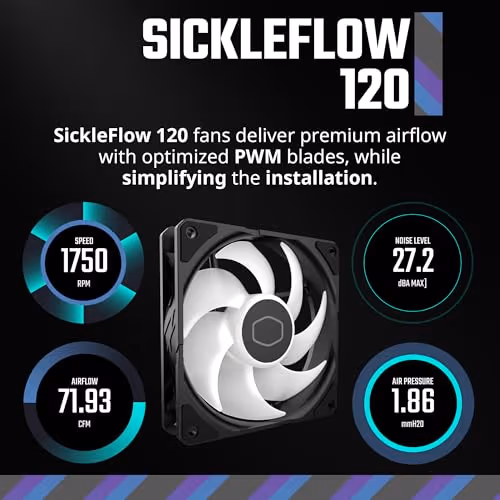 Cooler Master MasterLiquid Core Water 240mm ARGB Black image