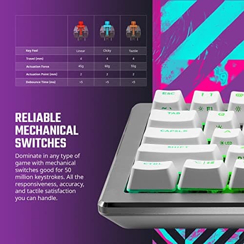 Cooler Master CK721 RGB Bluetooth/Wireless/Wired TTC Brown Gaming Keyboard image