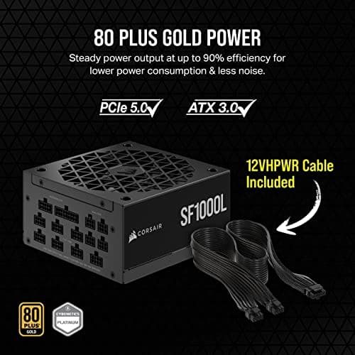 Corsair SF1000L Black SFX 1000W Fully Modular 80+ Gold image
