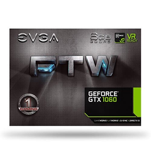 EVGA FTW GAMING GeForce GTX 1060 6GB GDDR5 Black image