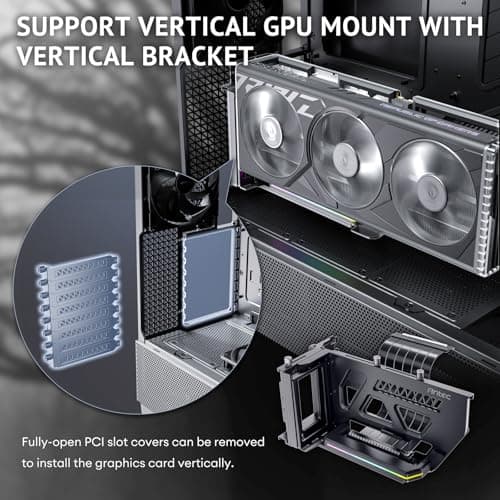 Antec FLUX PRO ATX Full Tower Black / Brown Tempered Glass image