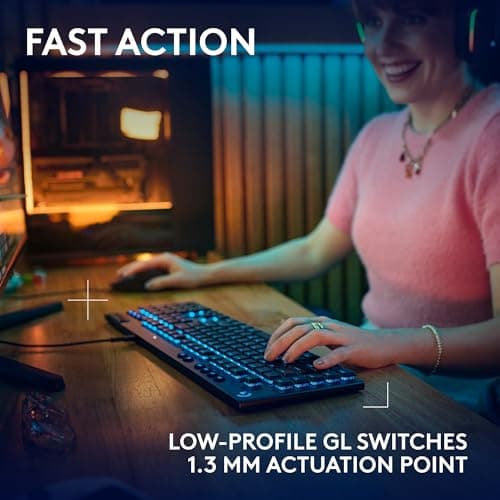 Logitech G915 X RGB Wired Logitech GL Linear Gaming Keyboard image