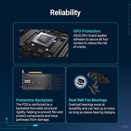 Asus PRIME OC Radeon RX 9060 XT 8GB GDDR6 Black image