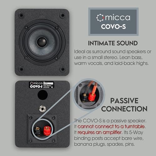 Micca COVO-S 2.0 100 W Speaker System image