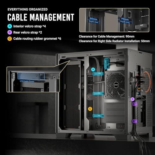 Antec C8 ATX Full Tower Black Tempered Glass ARGB image