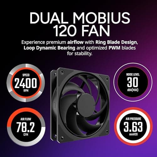 Cooler Master Hyper 612 APEX Air 75.2 CFM 159mm Black image