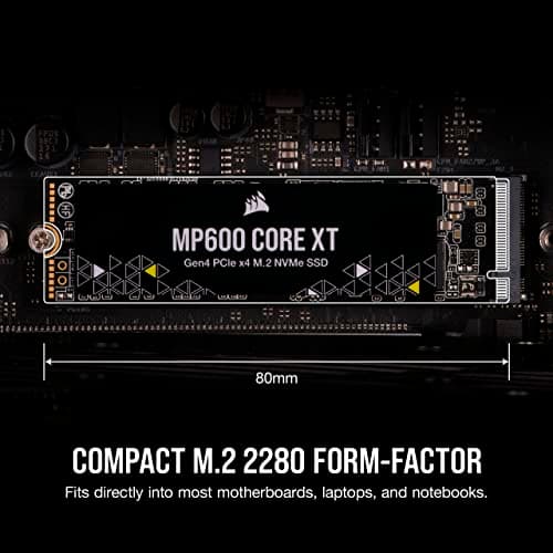 Corsair MP600 CORE XT 4TB M.2 SSD PCIe 4.0 NVMe image
