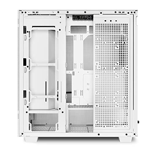 SHARKOON Rebel C50 ATX Mid Tower White Mesh Side Panel with USB 3.2 Gen 2 Type-C and USB 3.2 Gen 1 Type-A image