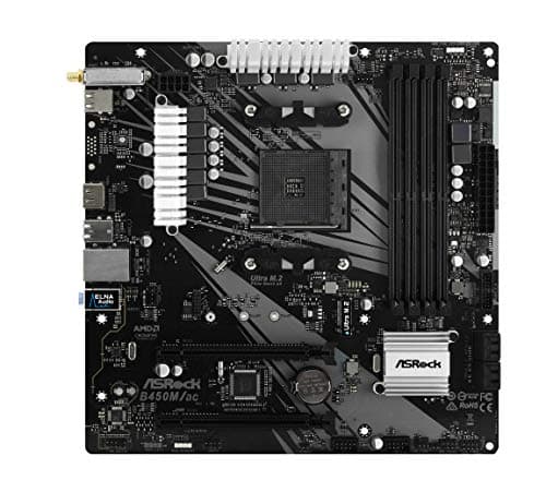 ASRock B450 M/AC AM4 DDR4 Micro ATX image