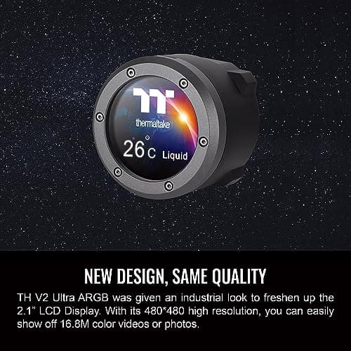 Thermaltake TH420 V2 Ultra ARGB Sync 84.32 CFM Water 420mm Black image