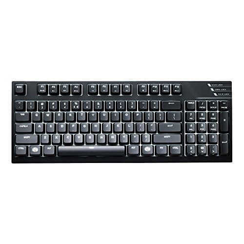 Cooler Master MasterKeys Pro M White (MX Red) Wired Standard Mechanical Keyboard image