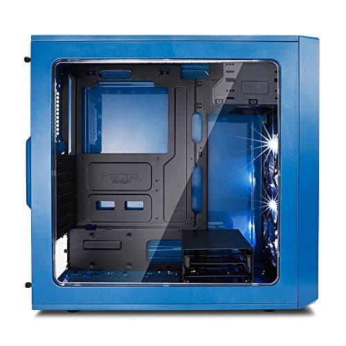 Fractal Design Focus G ATX Mid Tower Black / Blue Acrylic Side Panel image