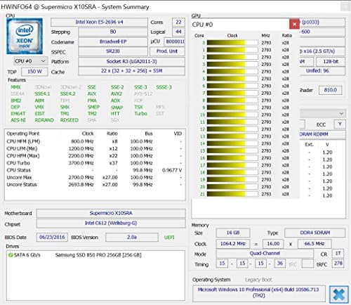 Intel Xeon E5 2699 V4 2.2 GHz 22-Core LGA2011-3 OEM/Tray image