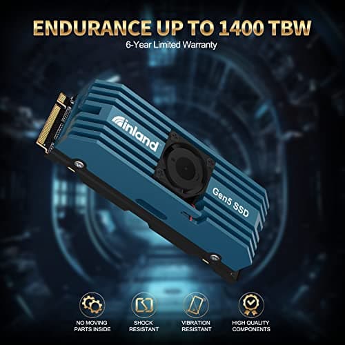 Inland TD510 2TB SSD M.2-2280 PCIe 5.0 X4 NVMe image