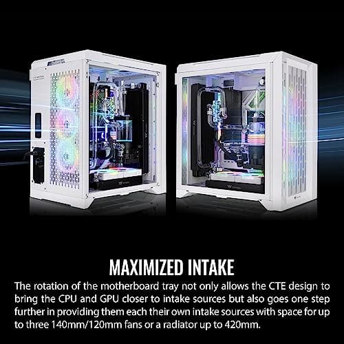 Thermaltake CTE C700 ATX Mid Tower White Tempered Glass ARGB image