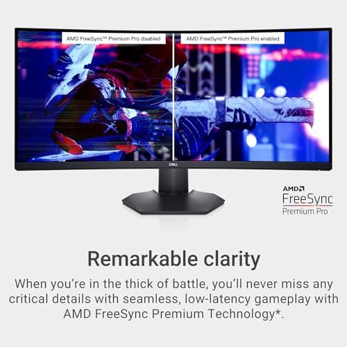 Dell S3422DWG 34" 1440p 144Hz VA Curved Monitor image