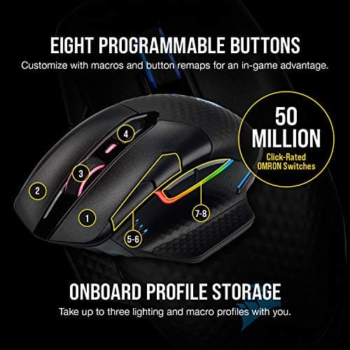 Corsair Dark Core RGB Pro SE Wireless Optical Mouse image