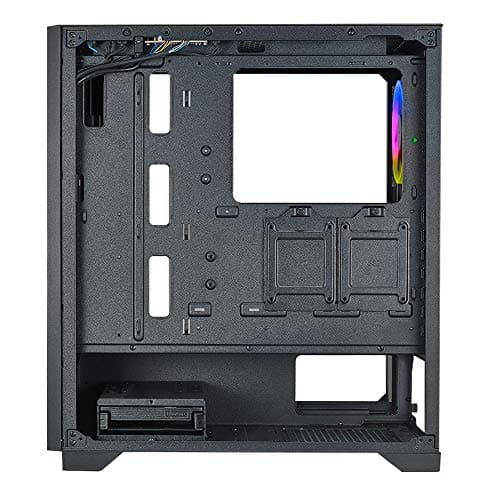Azza Hive 450 ATX Mid Tower Black Tempered Glass Side Panel image