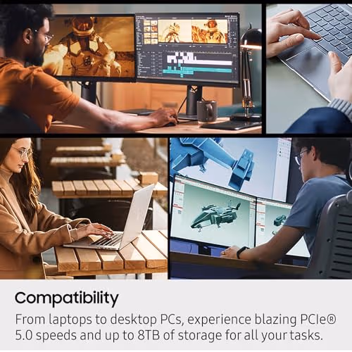 Samsung 9100 PRO 2TB SSD M.2 PCIe 5.0 NVMe image