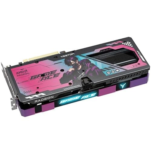 Yeston Radeon RX 9060 XT Game Ace 16GB GDDR6 Pink / Black image
