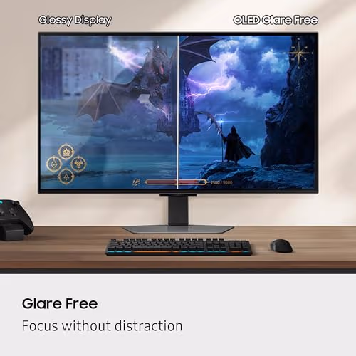 Samsung Odyssey OLED G8 G81SF 27" 4K 240Hz QD-OLED Monitor image