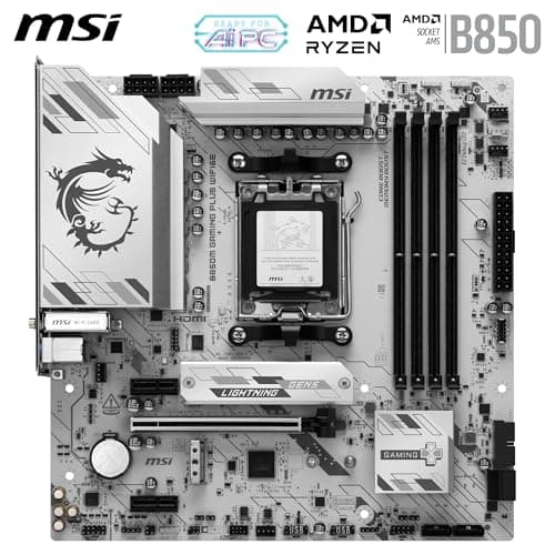 MSI B850M GAMING PLUS WIFI6E AM5 DDR5 Micro ATX image