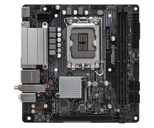 ASRock B660M-ITX/AC LGA 1700 Intel B660 SATA 6Gb/s DDR4 Mini ITX Motherboard image