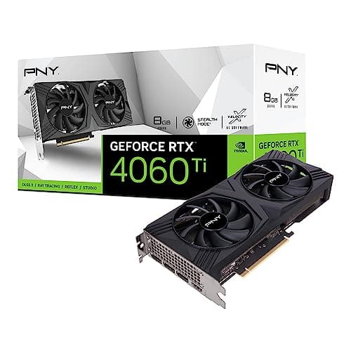 PNY VERTO GeForce RTX 4060 Ti 8GB GDDR6 Black main image