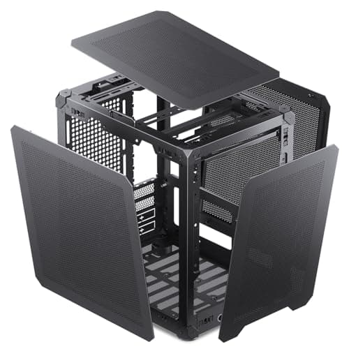 Jonsbo C6-ITX Mini-ITX Desktop Black Mesh Side Panel image