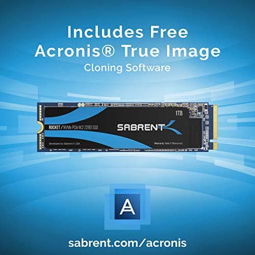 Sabrent Rocket 1TB SSD M.2-2280 PCIe 3.0 X4 NVMe image