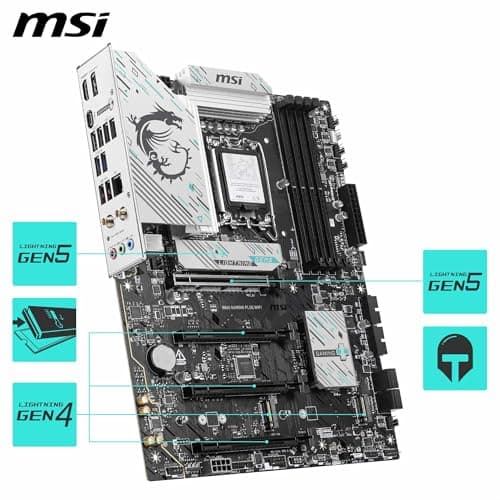 MSI B860 GAMING PLUS WIFI LGA1851 DDR5 ATX image